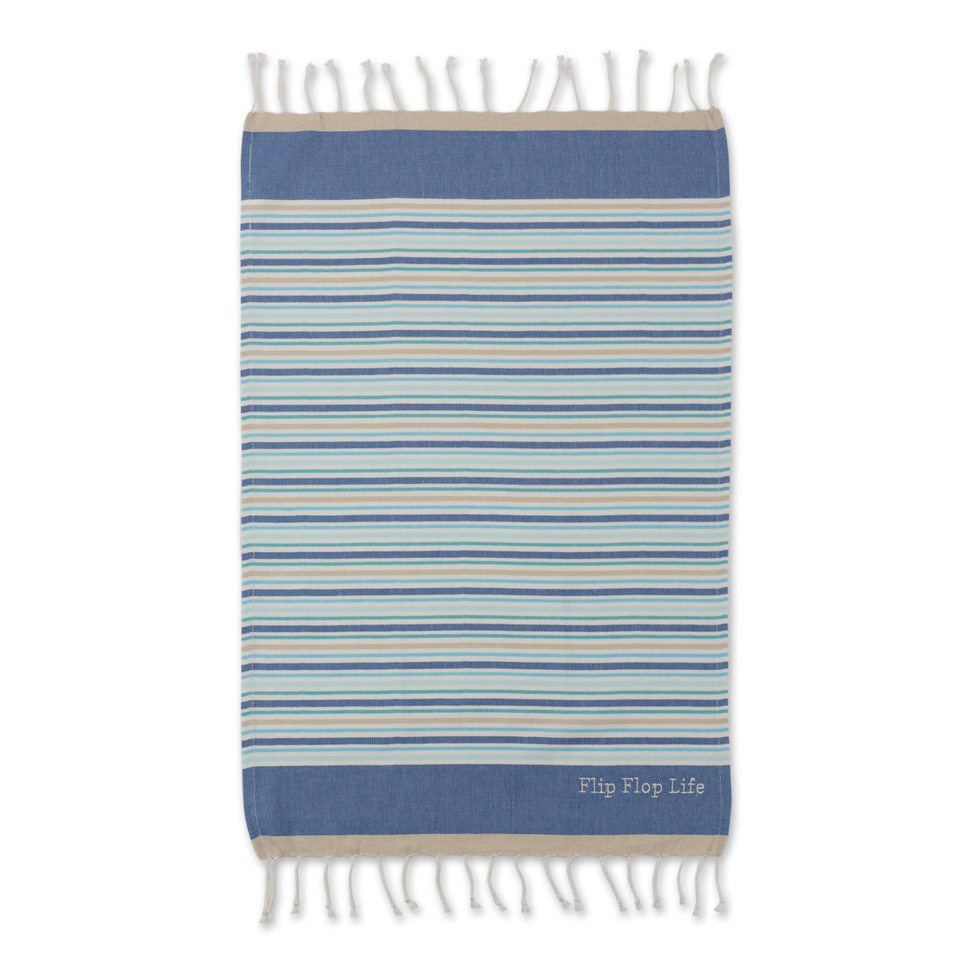 DII® Beach House Vibes Embellished Dishtowel Set